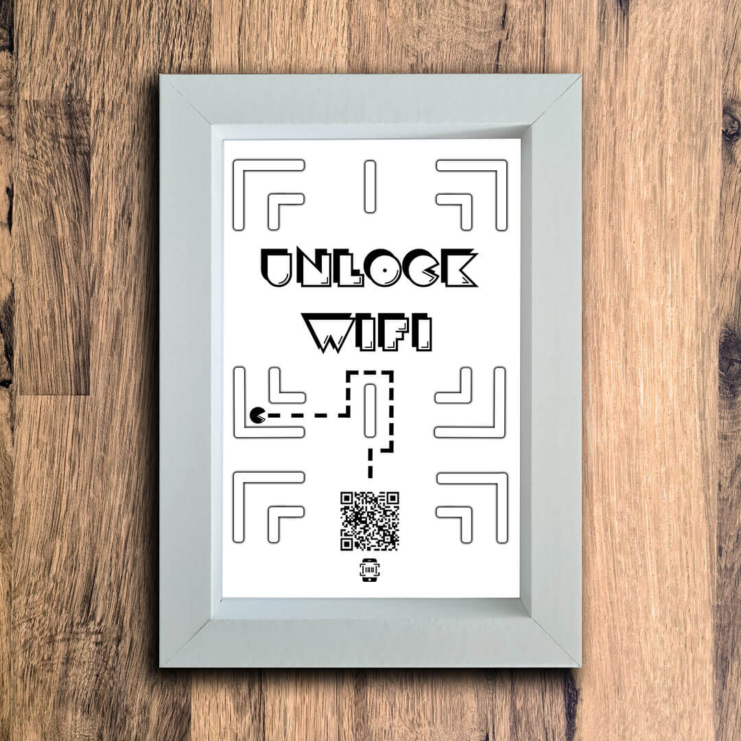 "unlock wifi" photo frame