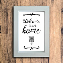 Load image into Gallery viewer, "Welcome To Our Home" Photo Frame | White | Portrait