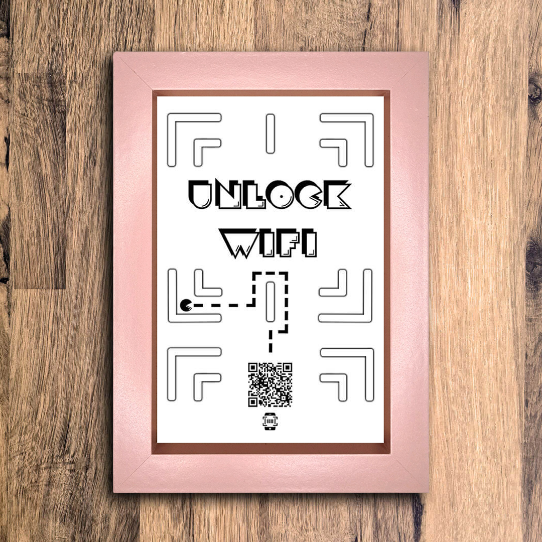 "unlock wifi" photo frame