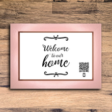 Load image into Gallery viewer, "welcome to our home" photo frame