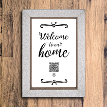 Load image into Gallery viewer, "welcome to our home" photo frame