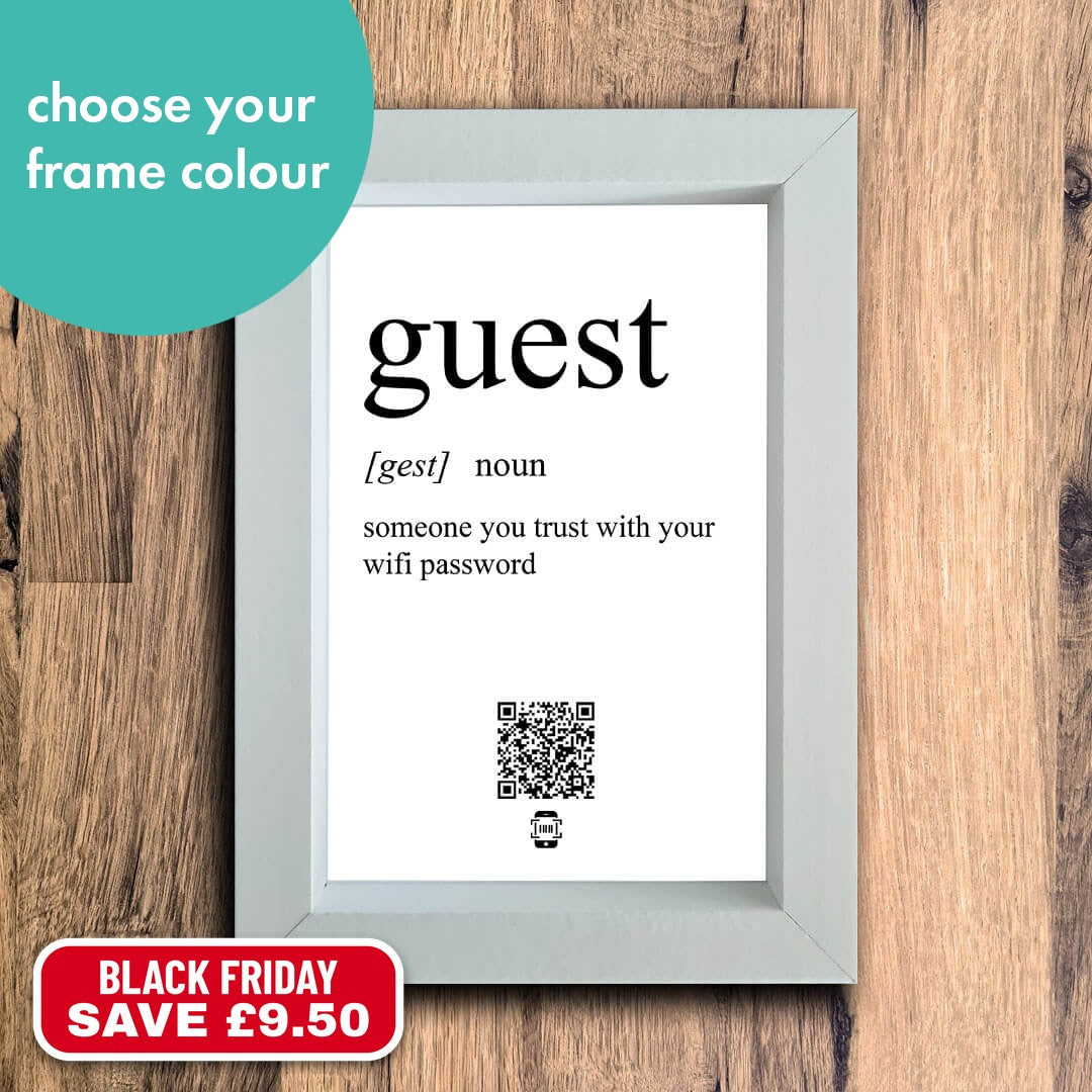 "guest definition" photo frame