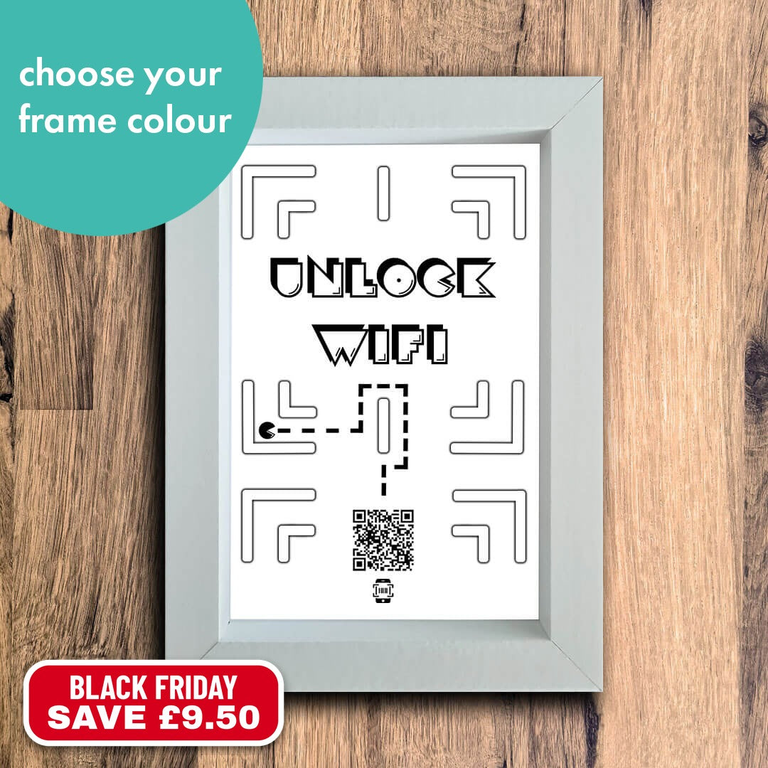 "unlock wifi" photo frame