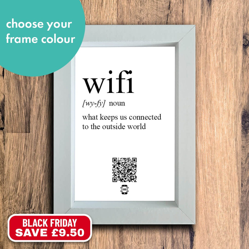 "wifi definition" photo frame