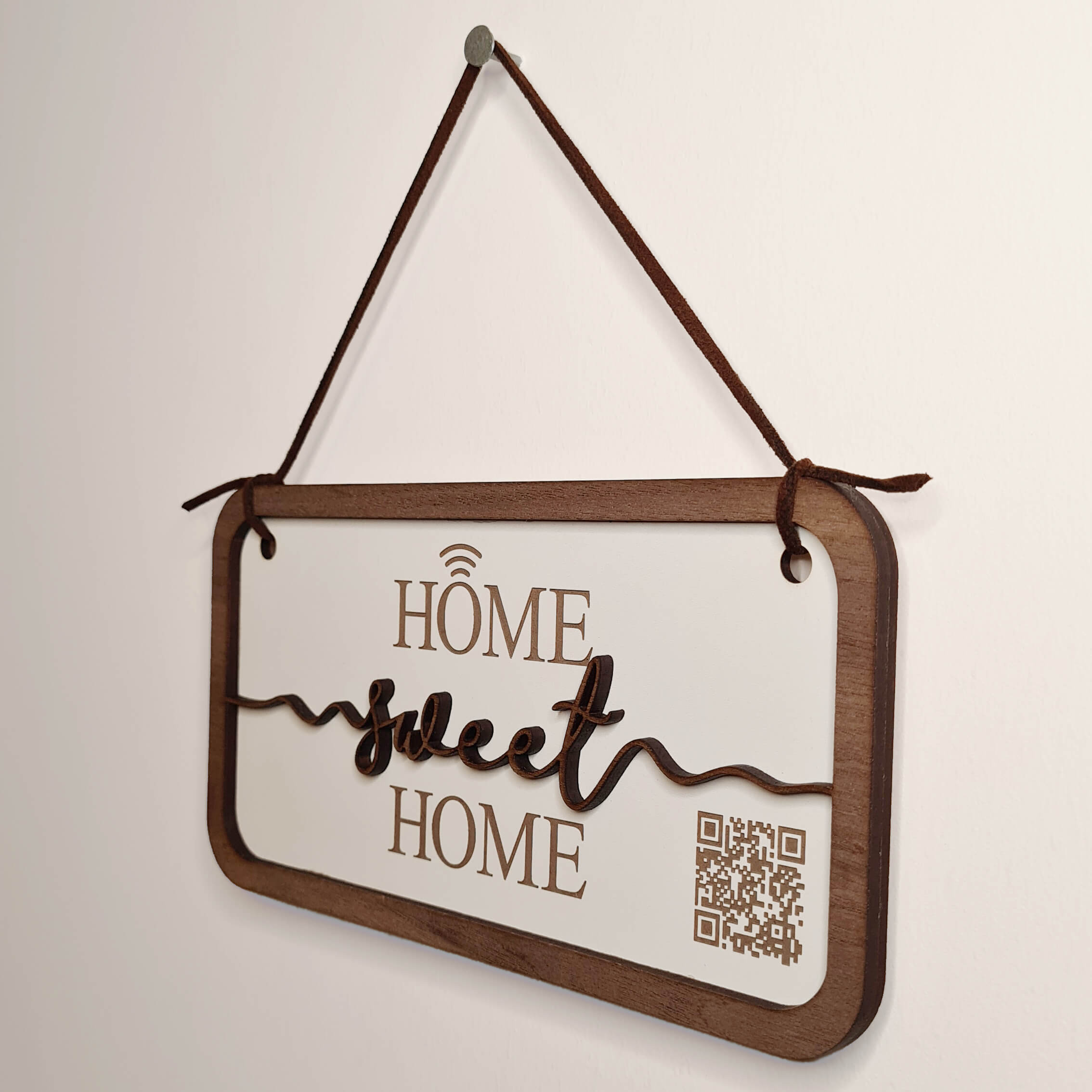 "home sweet home" hanging plaque