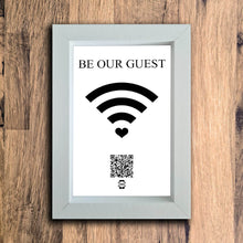 Load image into Gallery viewer, Be Our Guest Photo Frame | White | Portrait