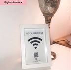 "be our guest" photo frame