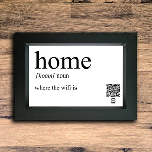Home Definition Photo Frame | Black | Landscape