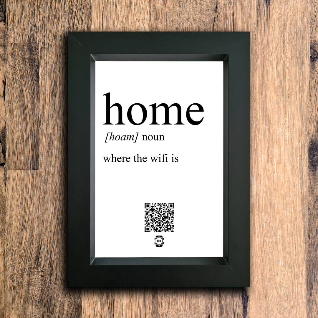 Home Definition Photo Frame | Black | Portrait