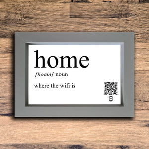 Home Definition Photo Frame | Grey | Landscape
