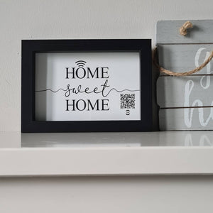 "home sweet home" photo frame