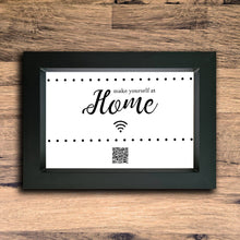 Load image into Gallery viewer, &quot;Make Yourself At Home&quot; Photo Frame | Black | Landscape