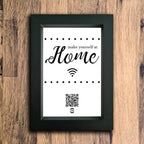 "Make Yourself At Home" Photo Frame | Black | Portrait