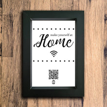 Load image into Gallery viewer, &quot;Make Yourself At Home&quot; Photo Frame | Black | Portrait