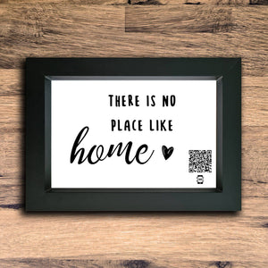 "There Is No Place Like Home" Photo Frame | Black | Landscape