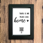 "There Is No Place Home" Photo Frame | Black | Portrait