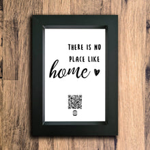 Load image into Gallery viewer, &quot;There Is No Place Home&quot; Photo Frame | Black | Portrait