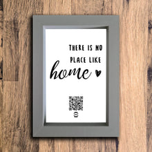 Load image into Gallery viewer, &quot;There Is No Place Like Home&quot; Photo Frame | Grey | Potrait