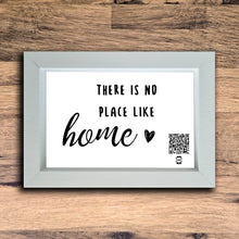 Load image into Gallery viewer, &quot;There Is No Place Like Home&quot; Photo Frame | White | Landscape