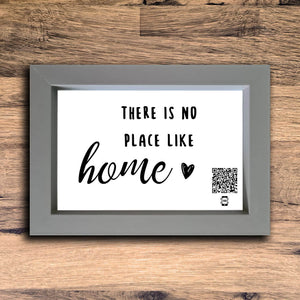 "There Is No Place Like Home" Photo Frame | Grey | Landscape