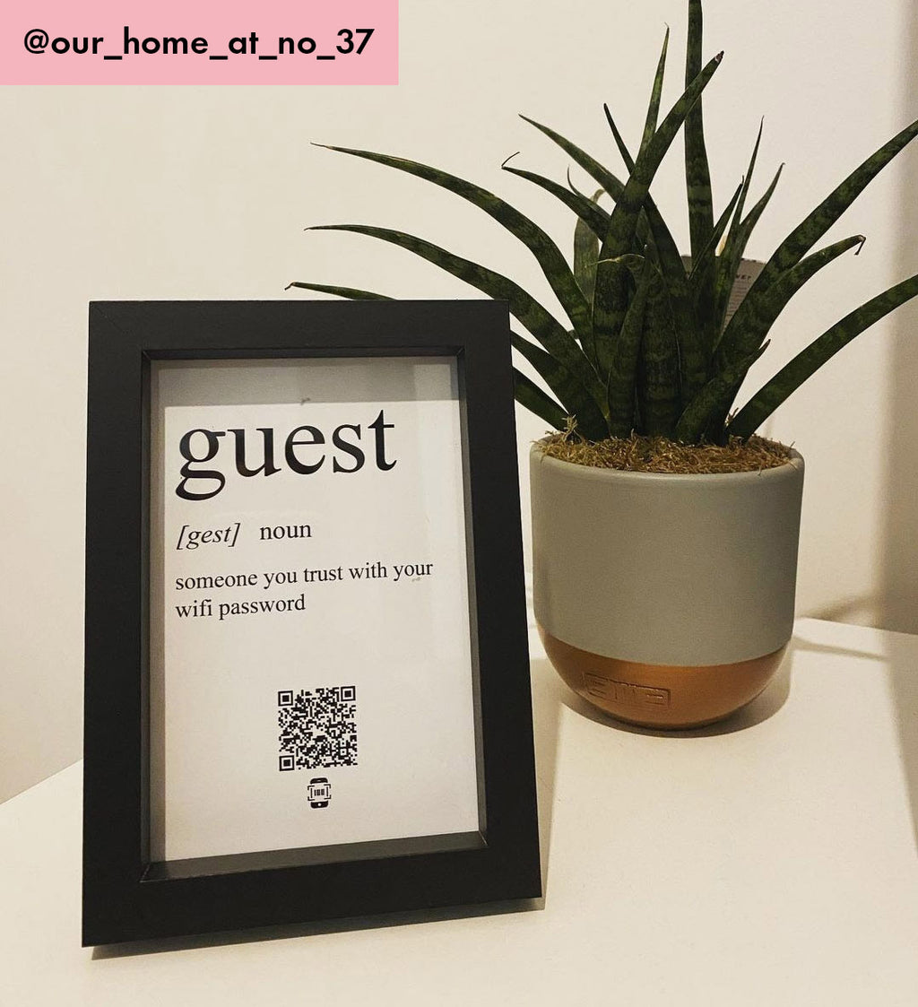 "guest definition" photo frame
