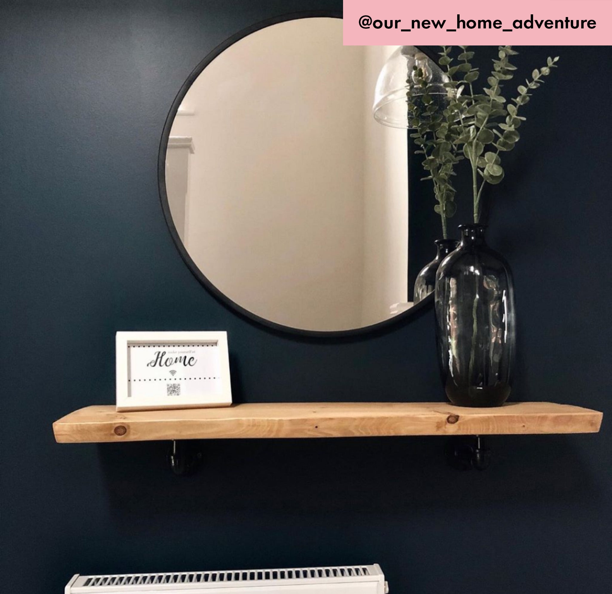 "make yourself at home" photo frame