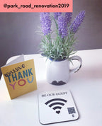 "be our guest" coaster