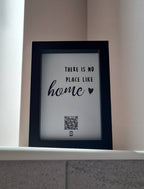 "there is no place like home" photo frame