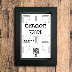 "unlock wifi" photo frame
