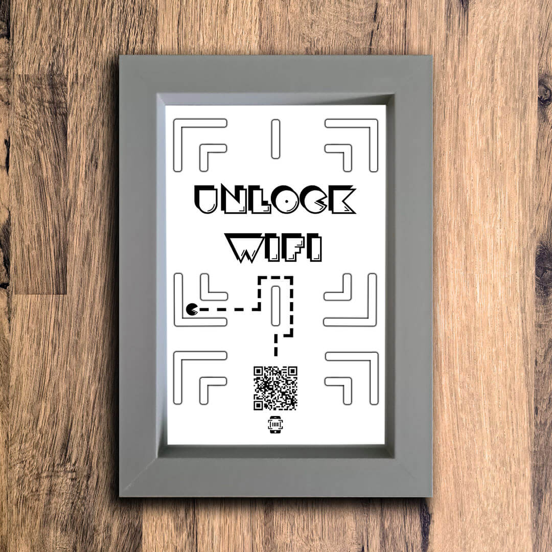 "unlock wifi" photo frame