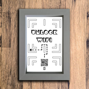 "unlock wifi" photo frame