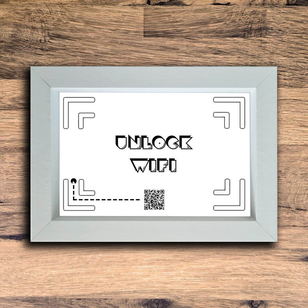 "unlock wifi" photo frame