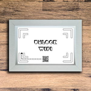 "unlock wifi" photo frame