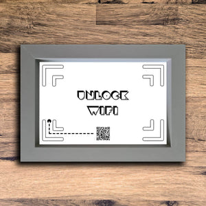 "unlock wifi" photo frame
