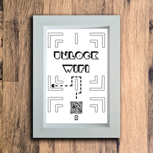 "unlock wifi" photo frame