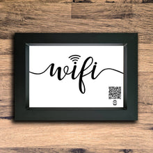 Load image into Gallery viewer, &quot;WiFi&quot; Photo Frame | Black | Landscape