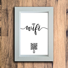 Load image into Gallery viewer, &quot;WiFi&quot; Photo Frame | White | Portrait