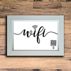 "WiFi" Photo Frame | White | Landscape
