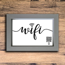 Load image into Gallery viewer, &quot;WiFi&quot; Photo Frame | Grey | Landscape