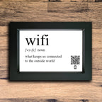 WiFi Definition Photo Frame | Black | Landscape