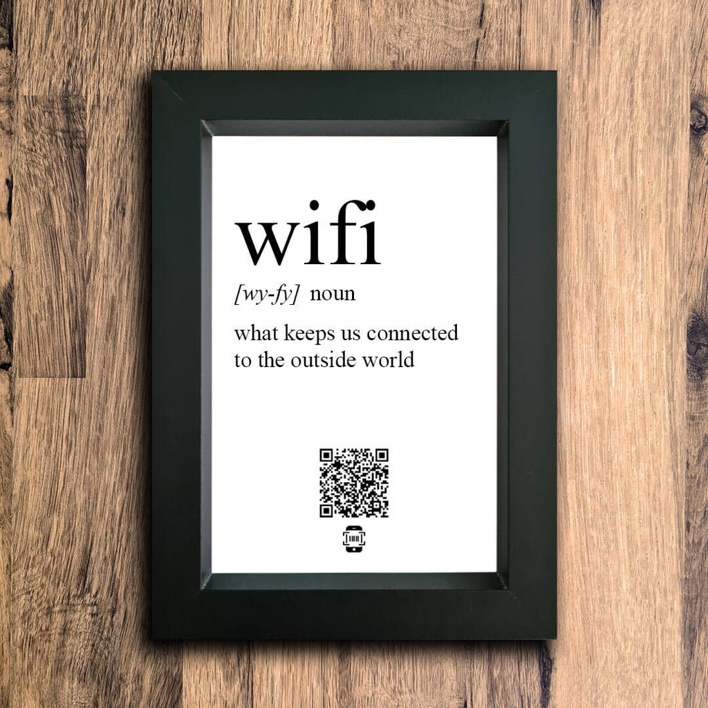 WiFi Definition Photo Frame | Black | Portrait