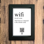 WiFi Definition Photo Frame | Black | Portrait