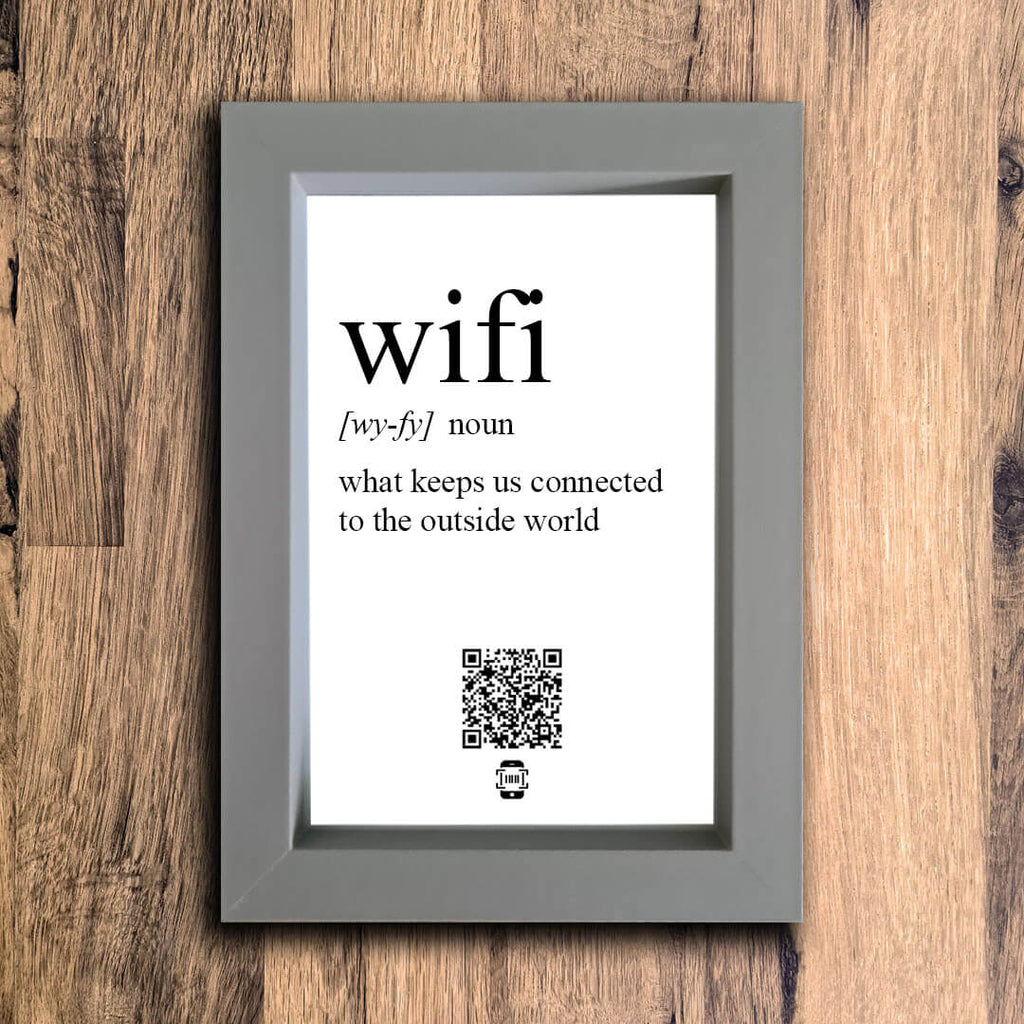 WiFi Definition Photo Frame | Grey | Portrait