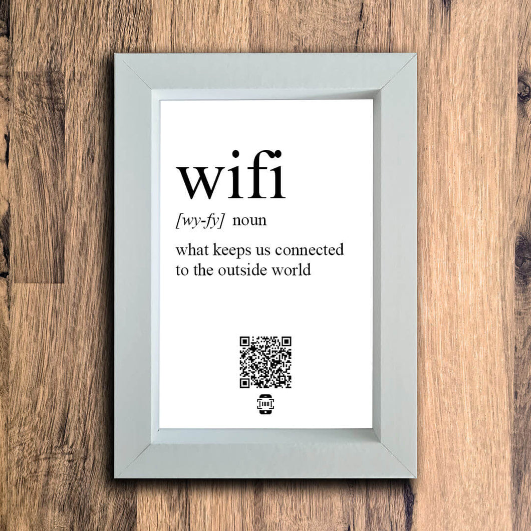 WiFi Definition Photo Frame | White | Portrait