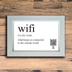 WiFi Definition Photo Frame | White | Landscape