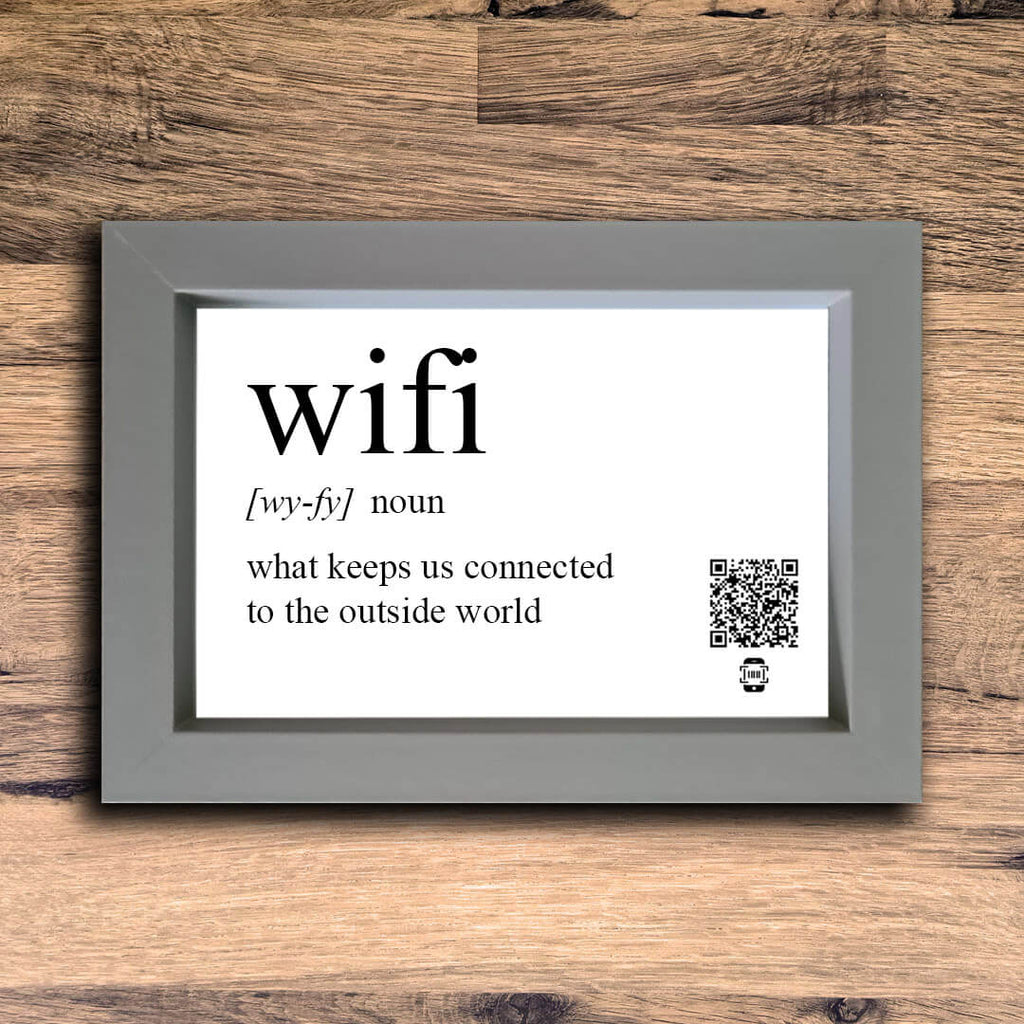 WiFi Definition Photo Frame | Grey | Landscape