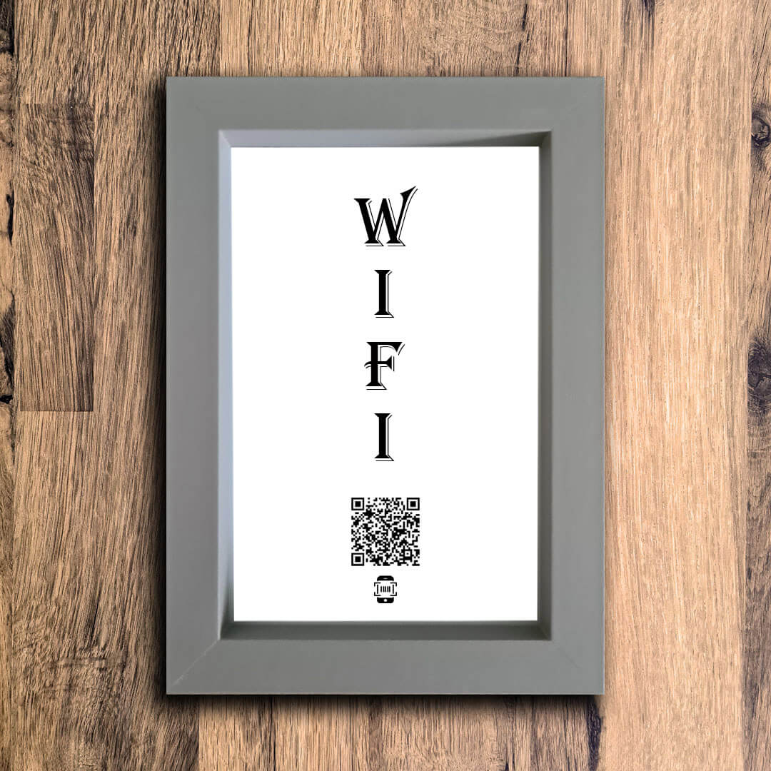 WiFi Vertical Photo Frame | Grey | Portrait