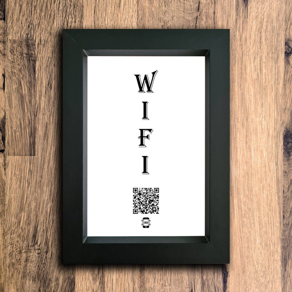 WiFi Vertical Photo Frame | Black | Portrait