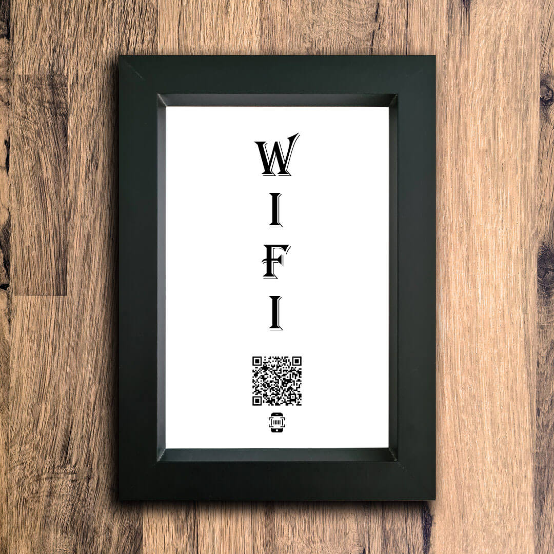WiFi Vertical Photo Frame | Black | Portrait