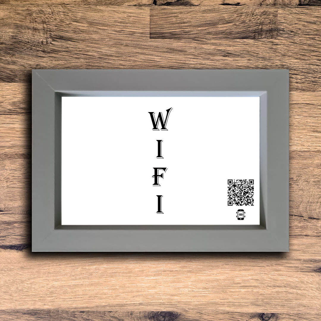 WiFi Vertical Photo Frame | Grey | Landscape